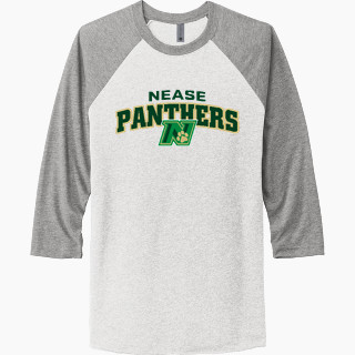 Next Level Unisex Tri-Blend 3/4-Sleeve Raglan T-Shirt