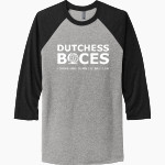 Dutchess BOCES <span class="pdp-name-mascot">Dutchess County BOCES</span> Next Level Unisex Tri-Blend 3/4-Sleeve Raglan T-Shirt Front Thumbnail
