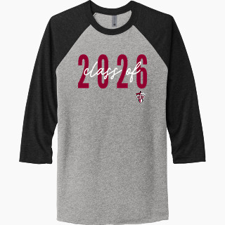 Next Level Unisex Tri-Blend 3/4-Sleeve Raglan T-Shirt