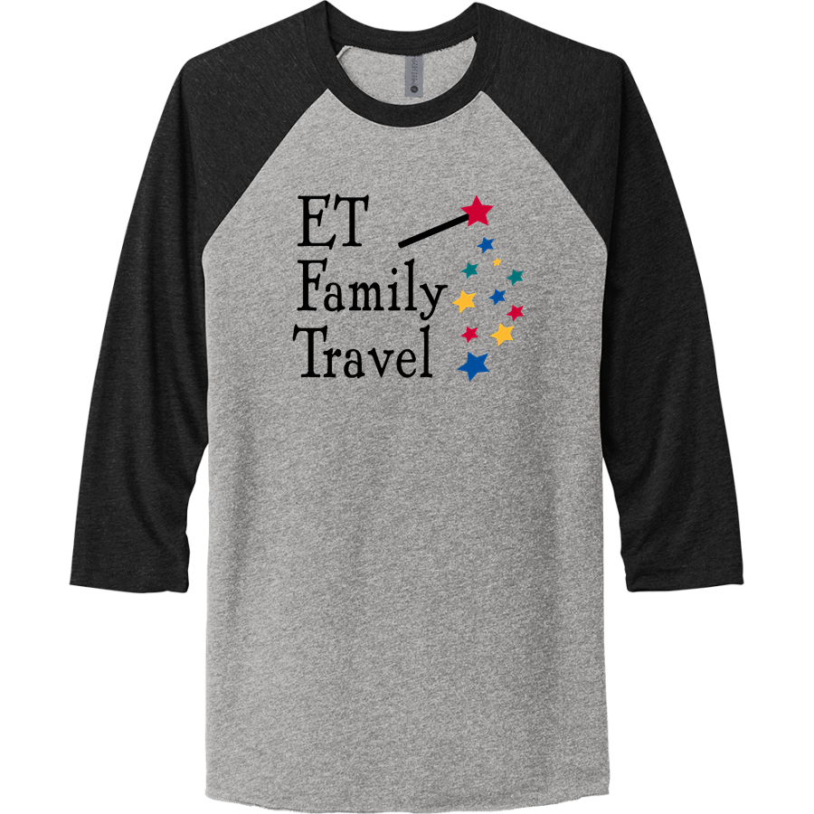 ET Family Travel ET Family Travel <span class="pdp-name-mascot">ET Family Travel</span> Next Level Unisex Tri-Blend 3/4-Sleeve Raglan T-Shirt