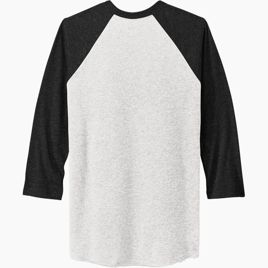 Lutheran Knights Next Level Unisex Tri-Blend 3/4-Sleeve Raglan T-Shirt