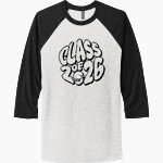 Marco Island Charter Middle Eagles <span class="pdp-name-mascot">Marco Island Charter Middle Eagles</span> Next Level Unisex Tri-Blend 3/4-Sleeve Raglan T-Shirt Front Thumbnail