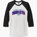 COWDEN-HERRICK HIGH SCHOOL BOBCATS <span class="pdp-name-mascot">COWDEN - HERRICK BOBCATS</span> Next Level Unisex Tri-Blend 3/4-Sleeve Raglan T-Shirt Front Thumbnail