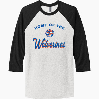 Next Level Unisex Tri-Blend 3/4-Sleeve Raglan T-Shirt