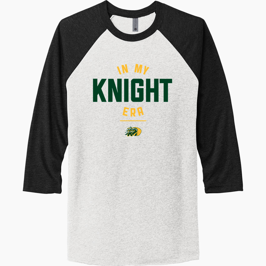 Lutheran Knights <span class="pdp-name-mascot">Lutheran Knights</span> Next Level Unisex Tri-Blend 3/4-Sleeve Raglan T-Shirt