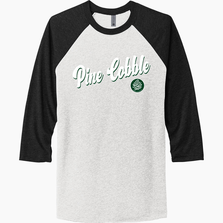 Pine Cobble Pine Cobble Next Level Unisex Tri-Blend 3/4-Sleeve Raglan T-Shirt