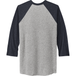 Mayfield Junior School Mustangs Online Store <span class="pdp-name-mascot">Mayfield Mustangs</span> Next Level Unisex Tri-Blend 3/4-Sleeve Raglan T-Shirt Back Thumbnail