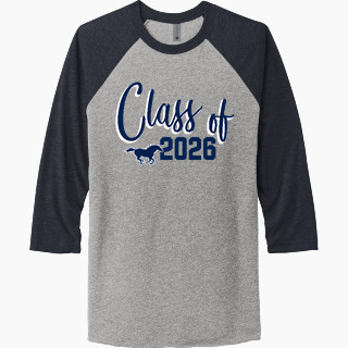 Next Level Unisex Tri-Blend 3/4-Sleeve Raglan T-Shirt