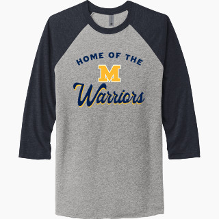 Next Level Unisex Tri-Blend 3/4-Sleeve Raglan T-Shirt