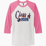 Jubilee San Antonio Lions Next Level Unisex Tri-Blend 3/4-Sleeve Raglan T-Shirt Front Thumbnail