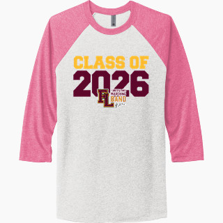 Next Level Unisex Tri-Blend 3/4-Sleeve Raglan T-Shirt