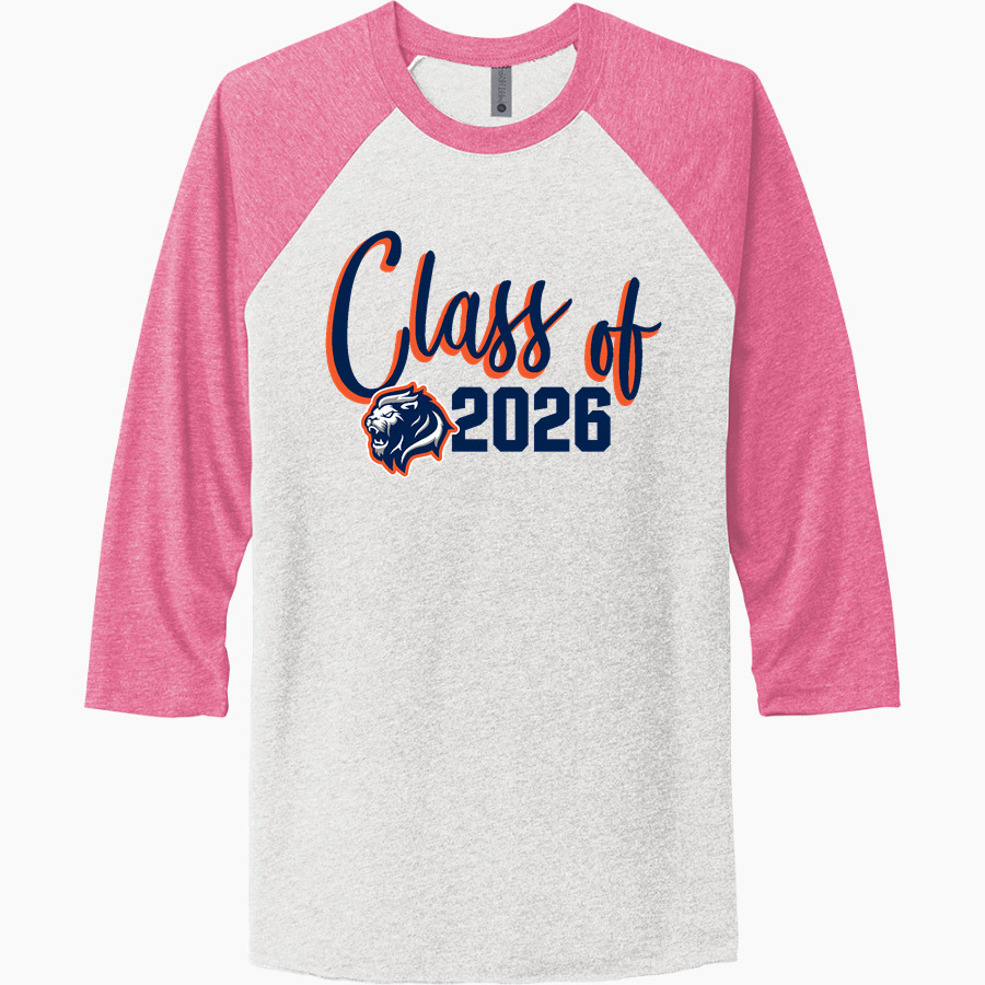 Jubilee San Antonio Lions Next Level Unisex Tri-Blend 3/4-Sleeve Raglan T-Shirt