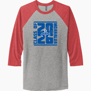 Next Level Unisex Tri-Blend 3/4-Sleeve Raglan T-Shirt