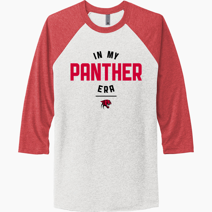 KICKAPOO HIGH SCHOOL PANTHERS <span class="pdp-name-mascot">KICKAPOO AREA PANTHERS</span> Next Level Unisex Tri-Blend 3/4-Sleeve Raglan T-Shirt