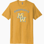 Maine West Warriors <span class="pdp-name-mascot">Maine West High School Warriors</span> Next Level Unisex Poly/Cotton Tee Front Thumbnail