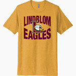 LINDBLOM MATH AND SCIENCE ACADEMY EAGLES Next Level Unisex Poly/Cotton Tee Front Thumbnail