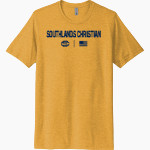 Southlands Christian Eagles <span class="pdp-name-mascot">Southlands Christian Eagles</span> Next Level Unisex Poly/Cotton Tee Front Thumbnail