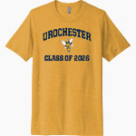 Rochester YellowJackets <span class="pdp-name-mascot">University of Rochester Athletics</span> Next Level Unisex Poly/Cotton Tee Front Thumbnail