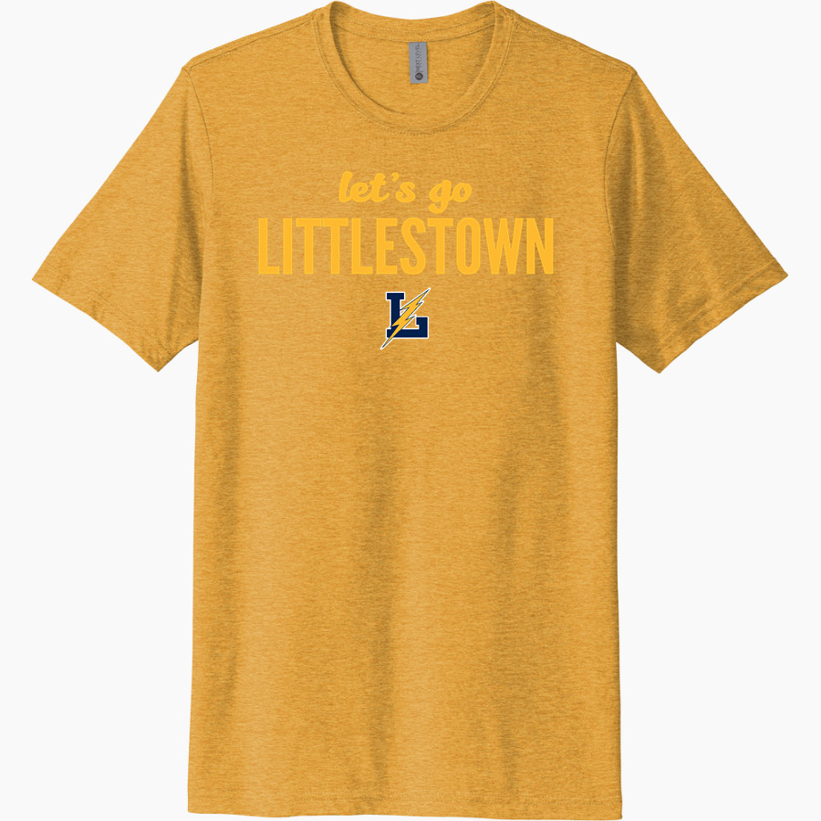 LITTLESTOWN HIGH SCHOOL THUNDERBOLTS Next Level Unisex Poly/Cotton Tee