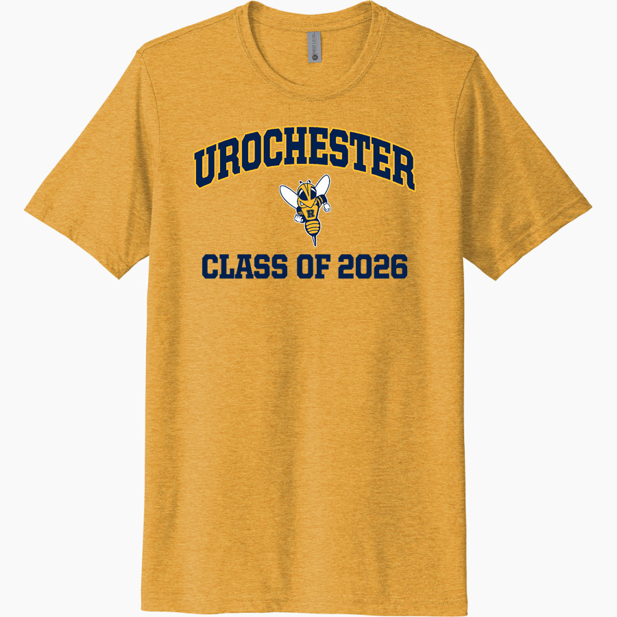 Rochester YellowJackets <span class="pdp-name-mascot">University of Rochester Athletics</span> Next Level Unisex Poly/Cotton Tee