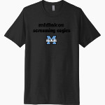 MIDLAKES HIGH SCHOOL SCREAMING EAGLES <span class="pdp-name-mascot">MIDLAKES SCREAMING EAGLES</span> Next Level Unisex Poly/Cotton Tee Front Thumbnail