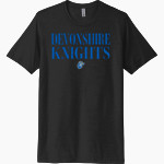 Devonshire Knights Next Level Unisex Poly/Cotton Tee Front Thumbnail