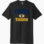 TROUP HIGH SCHOOL TIGERS <span class="pdp-name-mascot">TROUP TIGERS</span> Next Level Unisex Poly/Cotton Tee Front Thumbnail