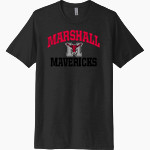 Marshall Mavericks Next Level Unisex Poly/Cotton Tee Front Thumbnail