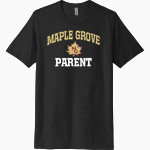 Maple Grove Crimson <span class="pdp-name-mascot">Maple Grove Crimson</span> Next Level Unisex Poly/Cotton Tee Front Thumbnail