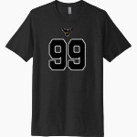 PETTISVILLE BLACKBIRDS ONLINE STORE <span class="pdp-name-mascot">PETTISVILLE BLACKBIRDS</span> Next Level Unisex Poly/Cotton Tee Front Thumbnail