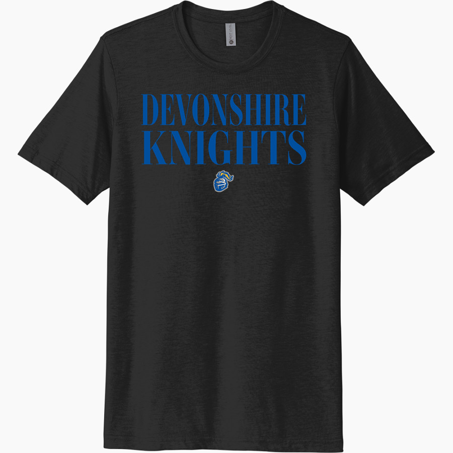Devonshire Knights Next Level Unisex Poly/Cotton Tee