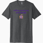 Rolling Meadows Mustangs Next Level Unisex Poly/Cotton Tee Front Thumbnail
