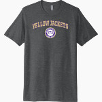 Defiance College Yellow Jackets <span class="pdp-name-mascot">Defiance College Yellow Jackets</span> Next Level Unisex Poly/Cotton Tee Front Thumbnail