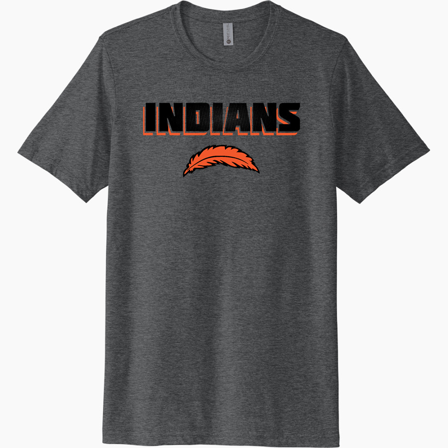 Roseburg Indians <span class="pdp-name-mascot">Roseburg Indians</span> Next Level Unisex Poly/Cotton Tee