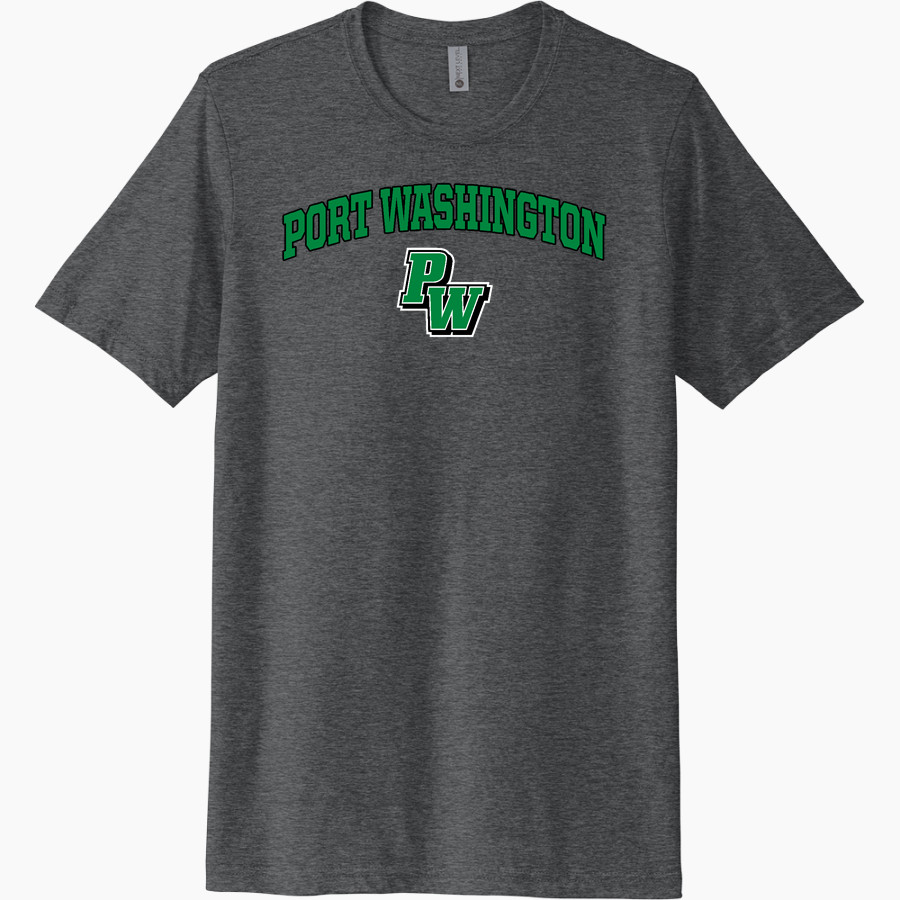 PORT WASHINGTON HIGH SCHOOL PIRATES <span class="pdp-name-mascot">PORT WASHINGTON PIRATES</span> Next Level Unisex Poly/Cotton Tee