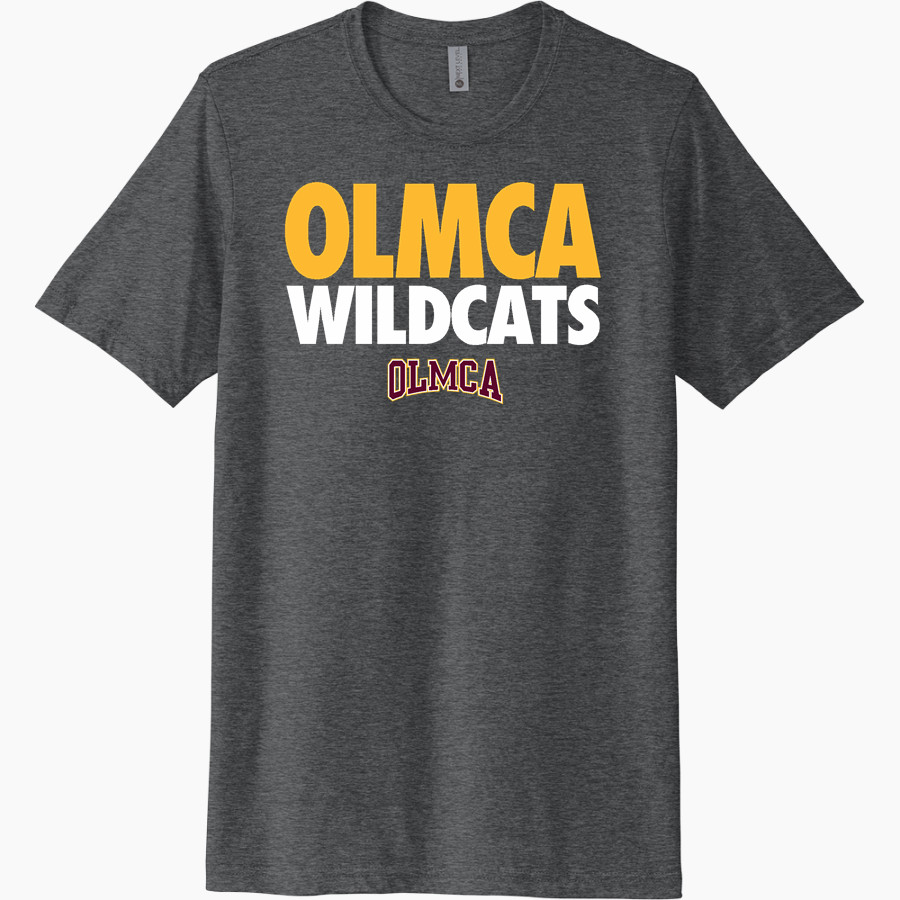 OLMCA Wildcats Next Level Unisex Poly/Cotton Tee