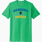 San Domenico Panthers <span class="pdp-name-mascot">San Domenico Panthers</span> Next Level Unisex Poly/Cotton Tee Front Thumbnail