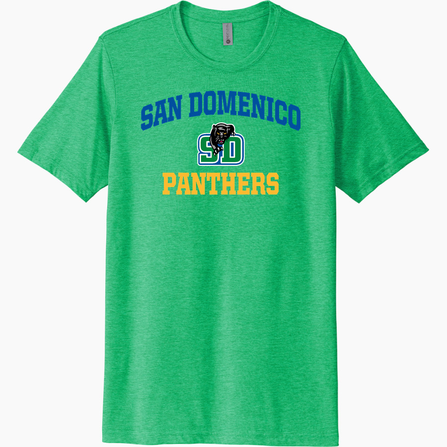 San Domenico Panthers <span class="pdp-name-mascot">San Domenico Panthers</span> Next Level Unisex Poly/Cotton Tee