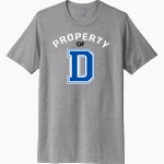 DAVIS SENIOR HIGH SCHOOL BLUE DEVILS <span class="pdp-name-mascot">DAVIS BLUE DEVILS</span> Next Level Unisex Poly/Cotton Tee Front Thumbnail