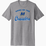 Madonna Crusaders <span class="pdp-name-mascot">Madonna Crusaders</span> Next Level Unisex Poly/Cotton Tee Front Thumbnail