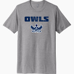 HONDO HIGH SCHOOL OWLS <span class="pdp-name-mascot">HONDO OWLS</span> Next Level Unisex Poly/Cotton Tee Front Thumbnail