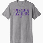 Walsenburg JR SR High School PANTHERS Next Level Unisex Poly/Cotton Tee Front Thumbnail