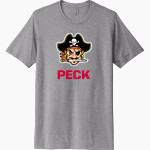 PECK COMMUNITY Pirates <span class="pdp-name-mascot">PECK COMMUNITY SCHOOLS Pirates</span> Next Level Unisex Poly/Cotton Tee Front Thumbnail