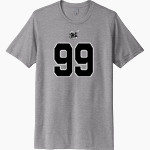 Wisconsin Heights High School Vanguards Next Level Unisex Poly/Cotton Tee Front Thumbnail