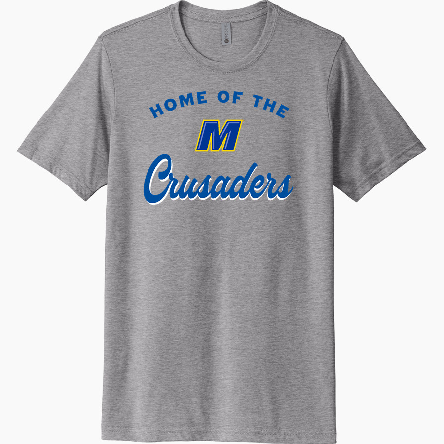 Madonna Crusaders <span class="pdp-name-mascot">Madonna Crusaders</span> Next Level Unisex Poly/Cotton Tee