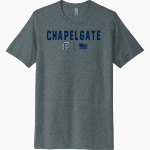 CHAPELGATE CHRISTIAN ACADEMY YELLOW JACKETS official sideline store Next Level Unisex Poly/Cotton Tee Front Thumbnail