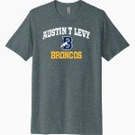 Austin T Levy Broncos <span class="pdp-name-mascot">Austin T Levy Broncos</span> Next Level Unisex Poly/Cotton Tee Front Thumbnail
