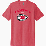 BILOXI HIGH SCHOOL INDIANS Next Level Unisex Poly/Cotton Tee Front Thumbnail