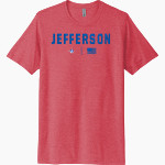 Jefferson Dragons <span class="pdp-name-mascot">Jefferson Dragons</span> Next Level Unisex Poly/Cotton Tee Front Thumbnail