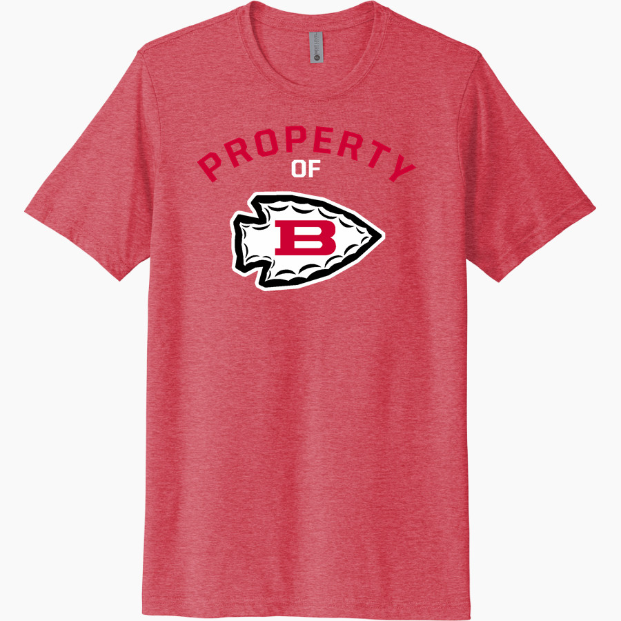 BILOXI HIGH SCHOOL INDIANS Next Level Unisex Poly/Cotton Tee